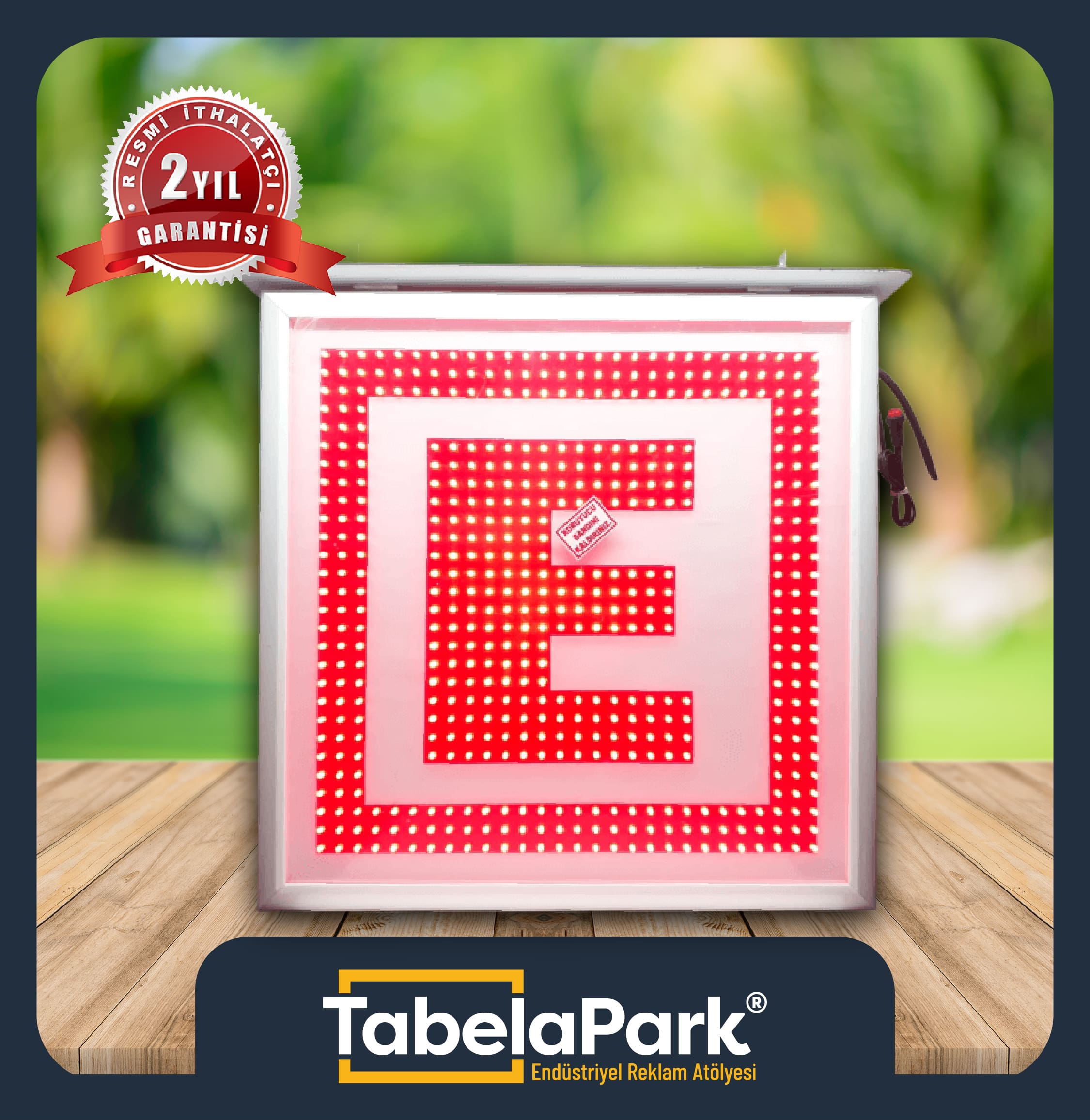 Eczane E Led Tabela 60x60 cm